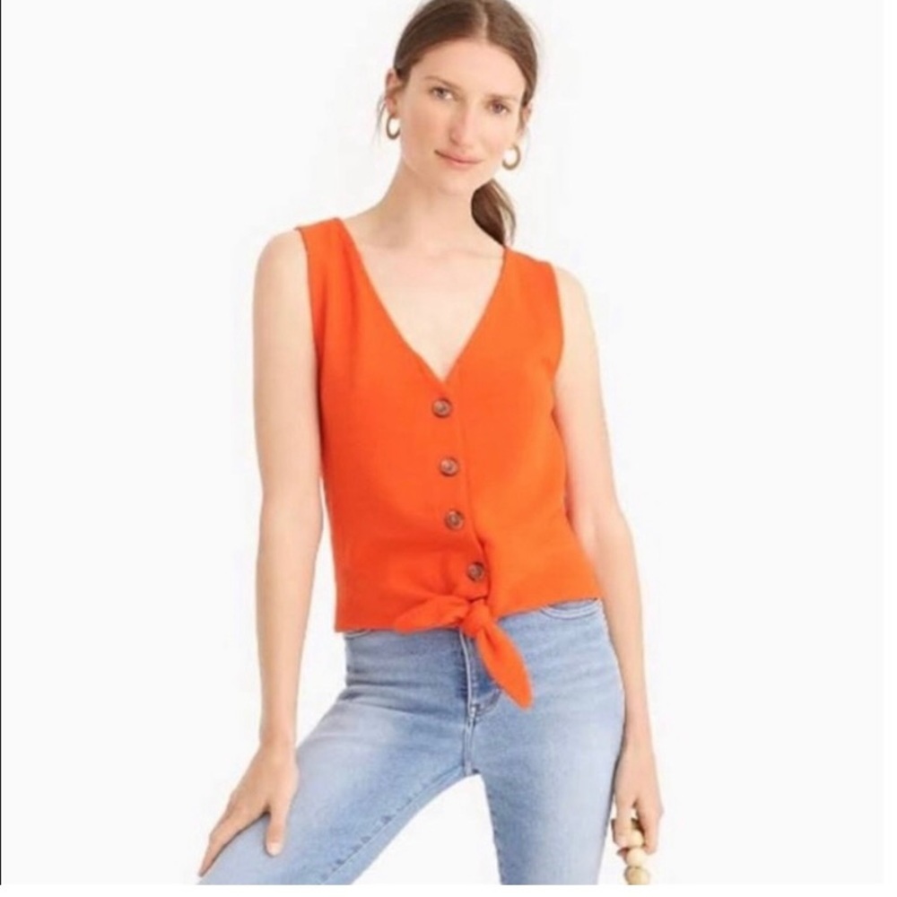 J Crew twist front top